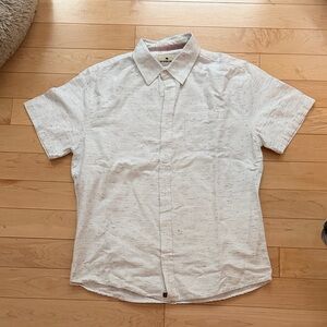 The Normal Brand White Speckled Casual Shirt